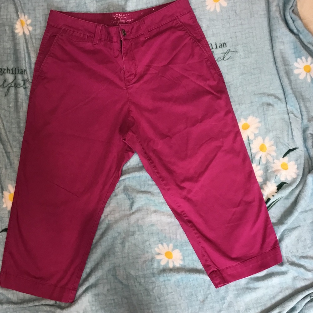 Sonoma women’s Magenta Knee-Length Shorts